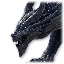 Black Dragon pet portrait from AION 2