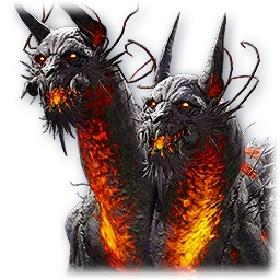 Flame Barghest pet portrait from AION 2